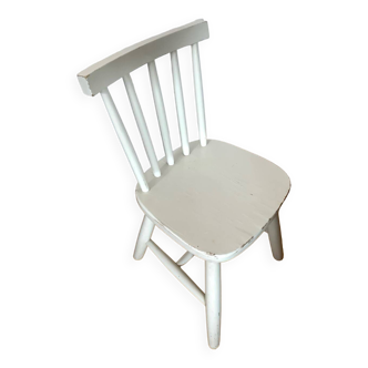 White vintage children's chair