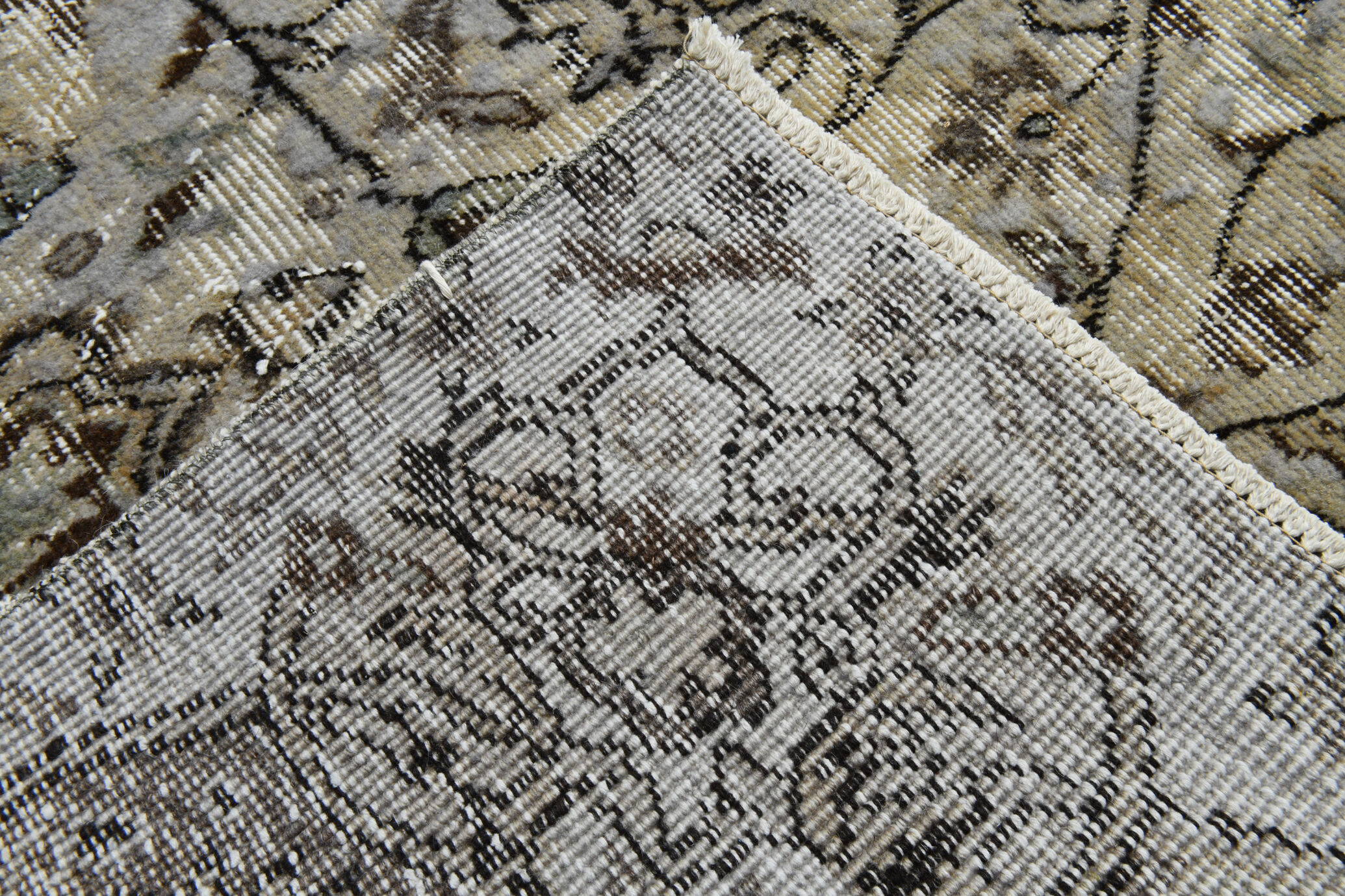 7x9 old antique anatolian turkish rug 289x206cm