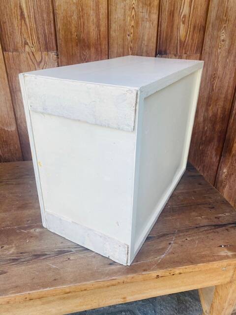 Vintage medicine cabinet.