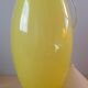 70s lemon yellow glass pendant light