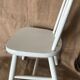 White vintage child chair