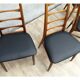 Set of 4 Scandinavian chairs model Liz in rosewood by Niels Koefoed