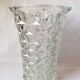 large vintage crystal vase flower decoration