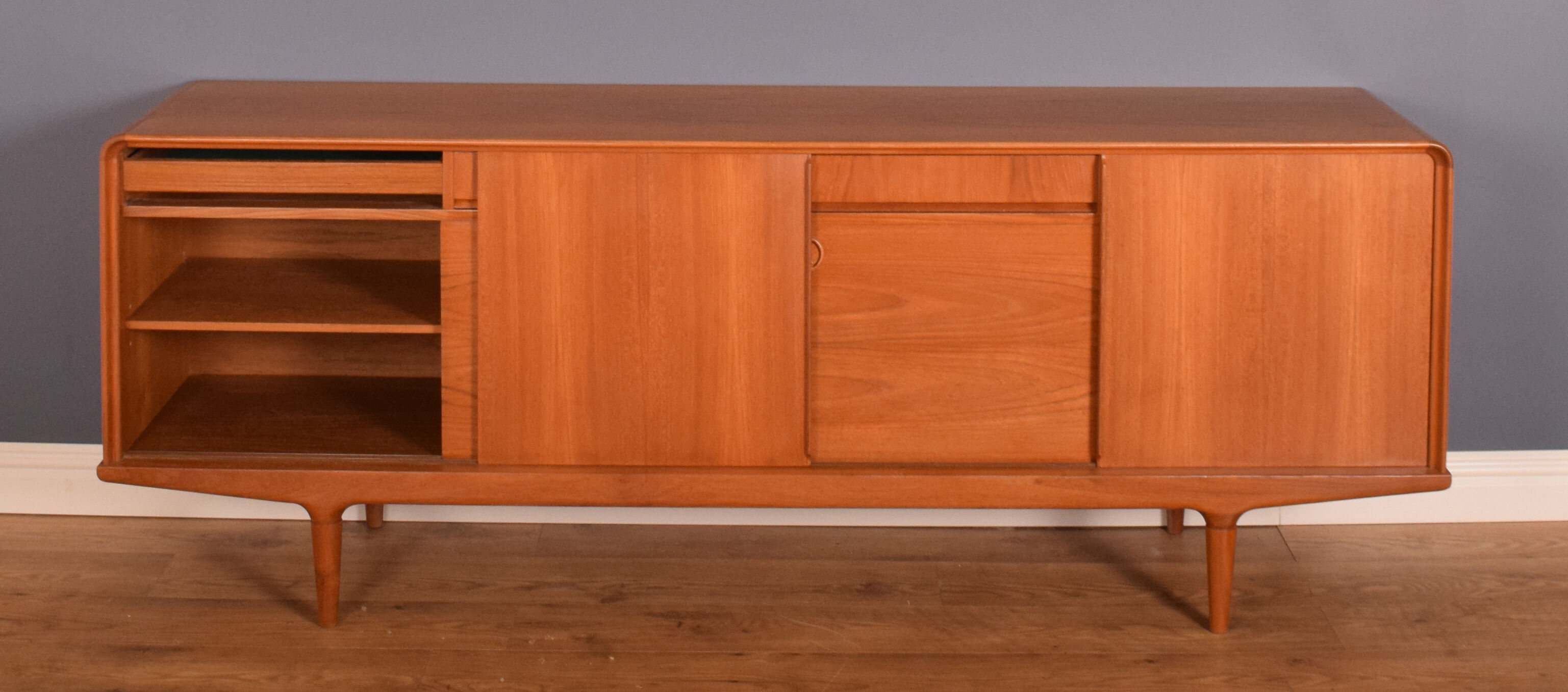 Restored Retro Teak Danish 1960s Clausen & Søn Sideboard