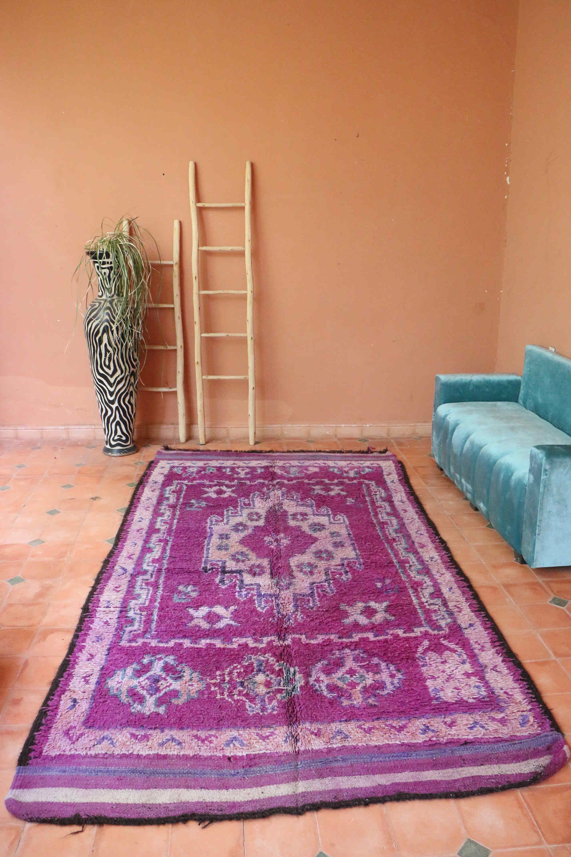Handmade moroccan carpet