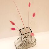 Mid-Century Scandinavian Modern Art Glass Vase by Wiktor Berndt, Sweden