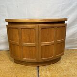 Mid-Century Retro Vintage Teak Corner Cabinet by Nathan Furniture 1970  “Sq