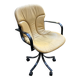 Vintage 70s Cidue P40 leather armchair