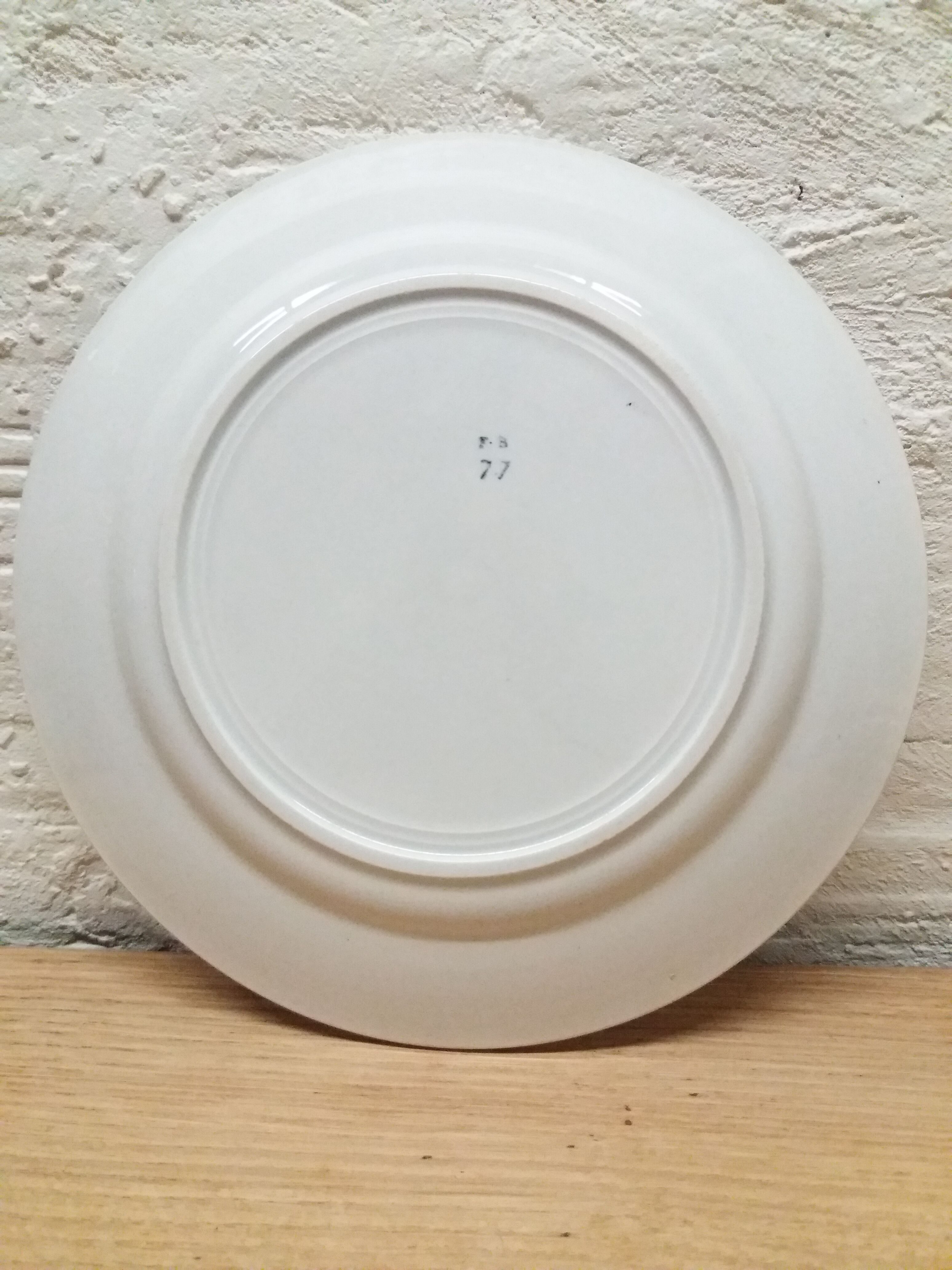 Flat Plate Badonviller Flowers