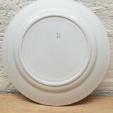 Assiette plate Badonviller Fleurs