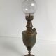 Copper and brass oil lamp