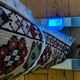 Hand-knotted oriental rug made of pure wool.