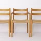 Set of 6 Niels Otto Møller Model 84 Dining Chairs in Oak | Danish Vintage