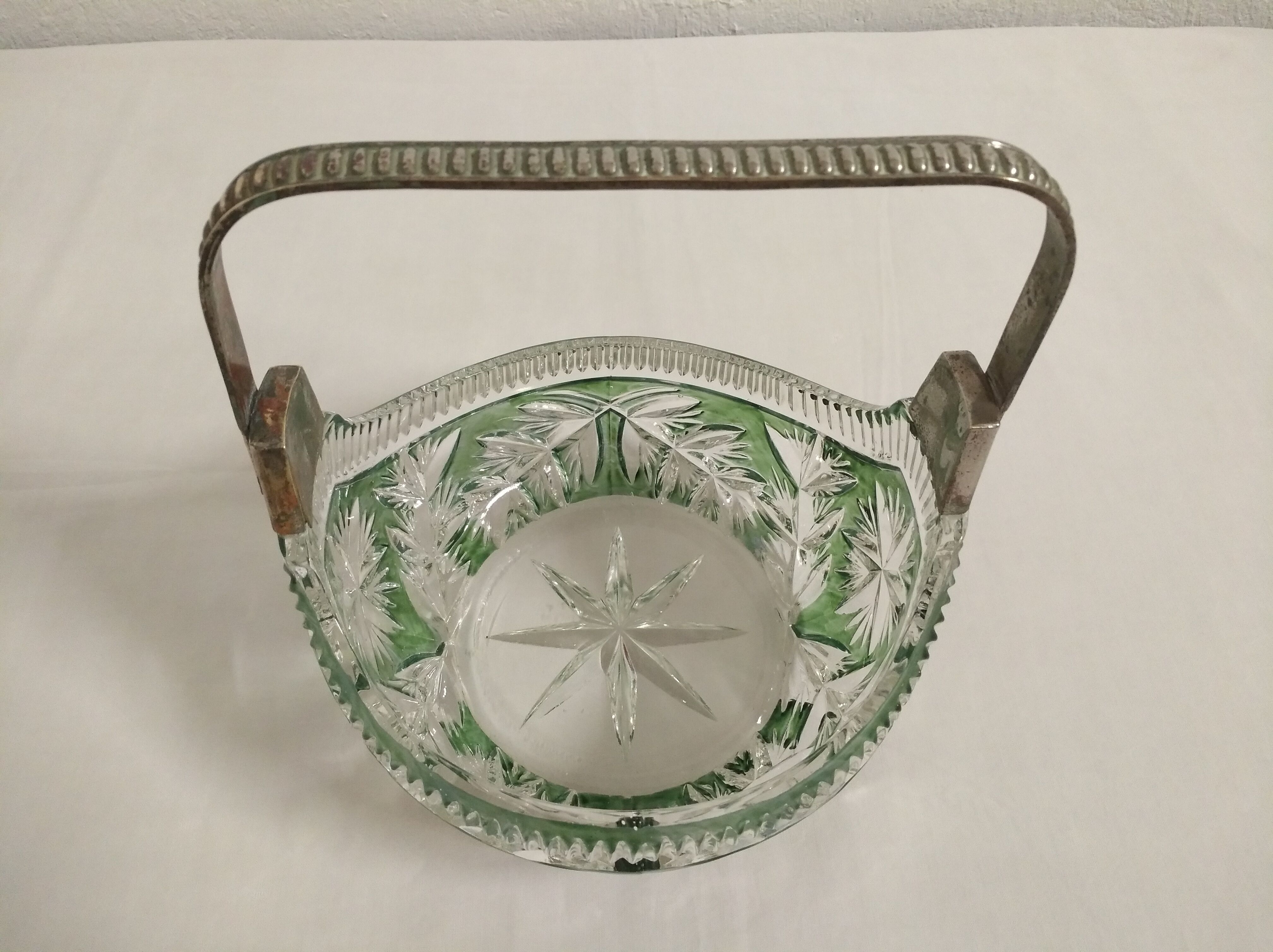 Panière Empty cut glass pockets