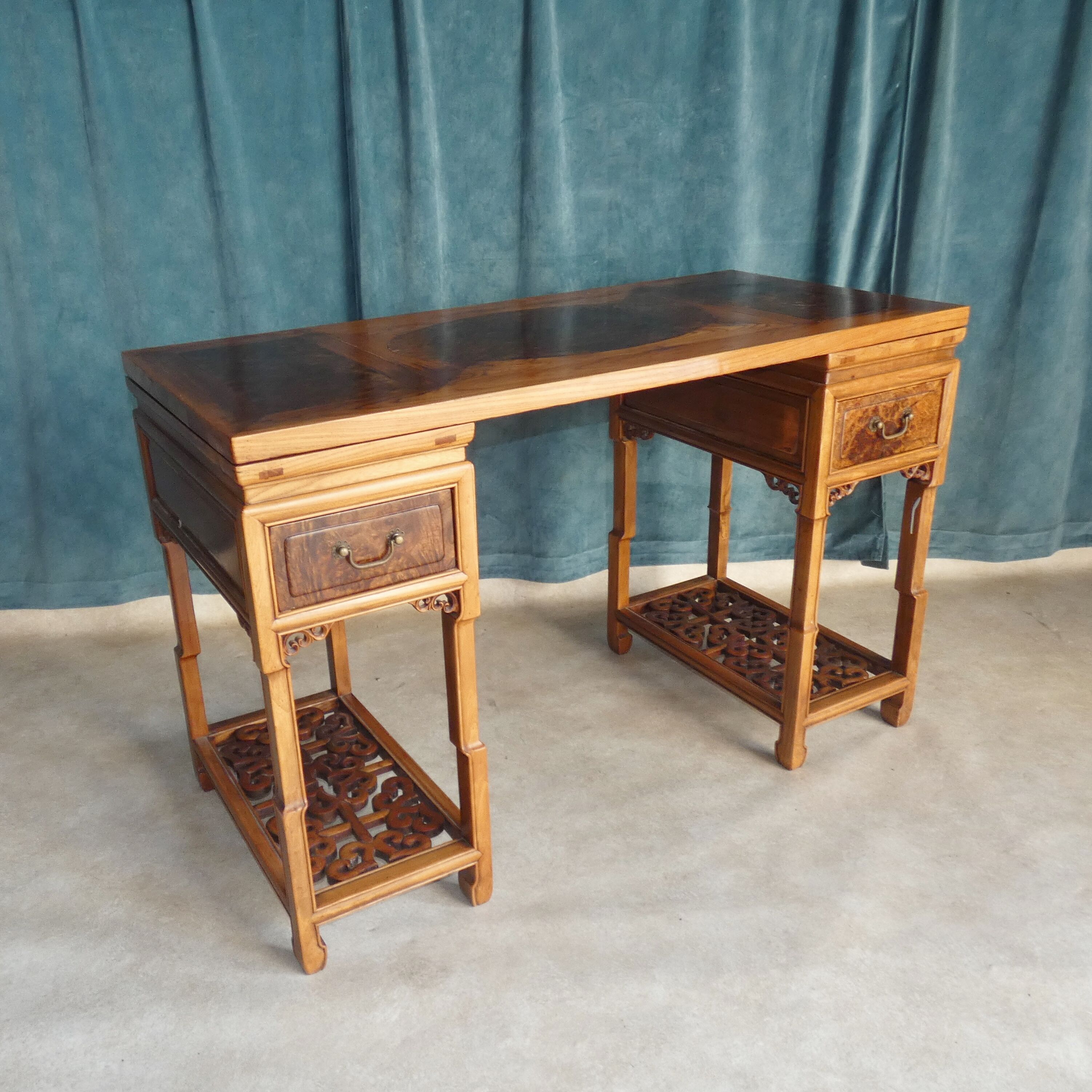 Chinese Literate Office, China, Late NINETEENTH / Early TWENTIETH Century in Yu Mu (Elm)