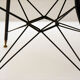 Italian Black & Red Dining Chairs, Set of 4