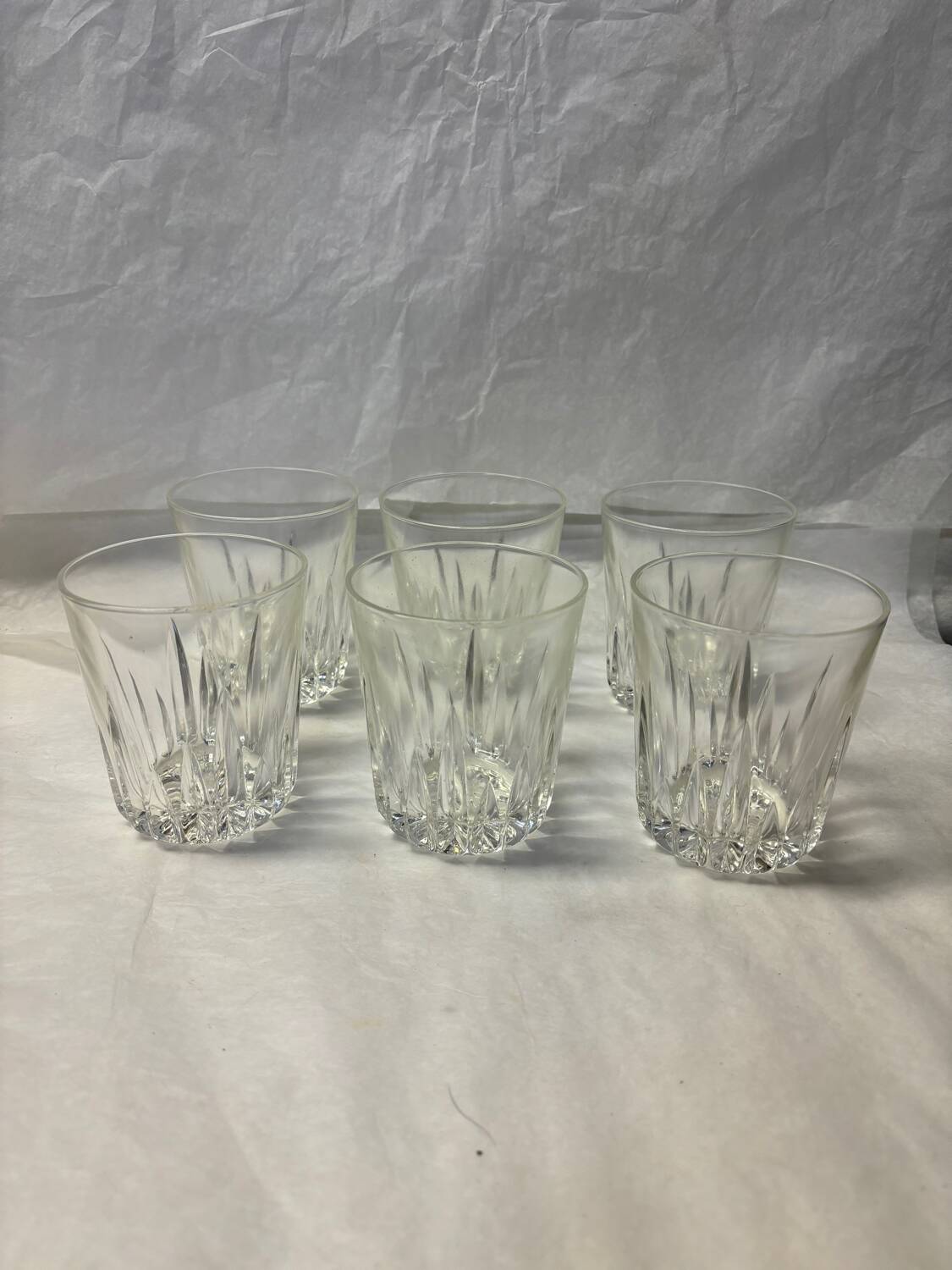 Set of 6 whiskey glasses