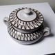 Vintage covered pot in ceramic from Vallauris, Émile Masson, 1960s-1970s.