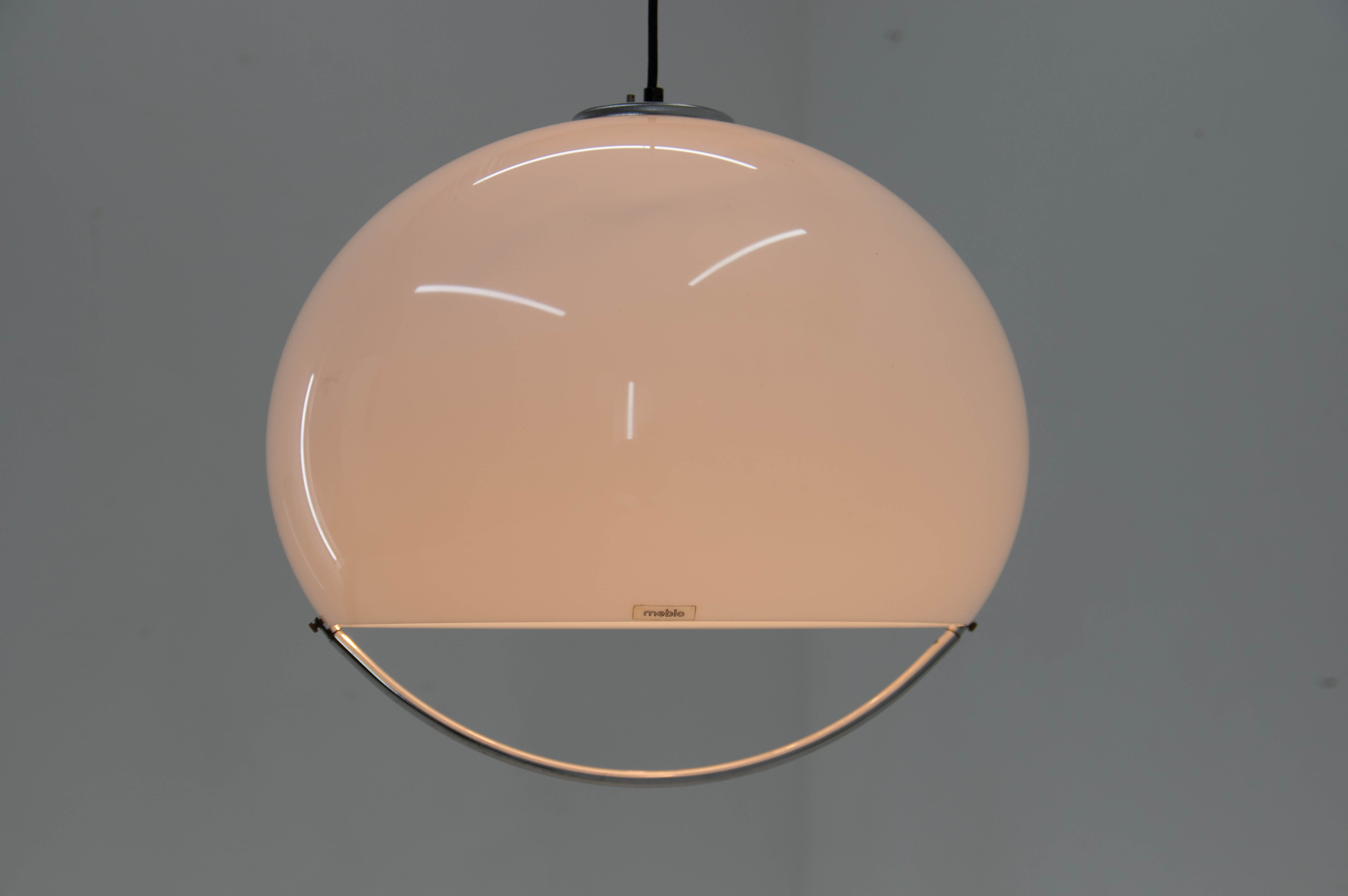 Mid Century Pendant Meblo, Harvey Guzzini, Italy, 1970s