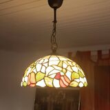 Tiffany-style pendant light – Ø 30 cm – genuine glass – heavy