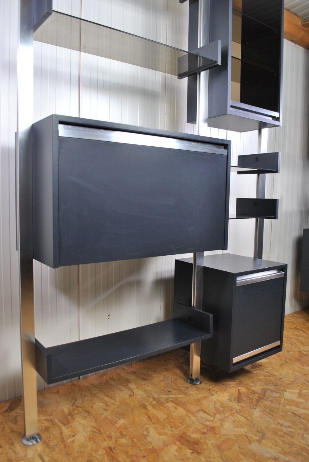 Michel Ducaroy modular bookcase shelf for Ligne Roset 1970