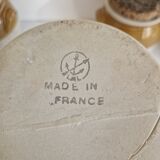 Series of 5 condiment pots