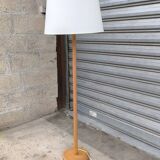 Solid pine floor lamp, Sweden 1970