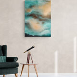 Together In Electric Dreams - Abstract art canvas