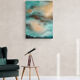 Together In Electric Dreams - Abstract art canvas