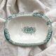 Sarreguemines "Jardinière" iron clay soap dish