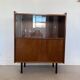 Buffet vaisselier vintage placage chêne