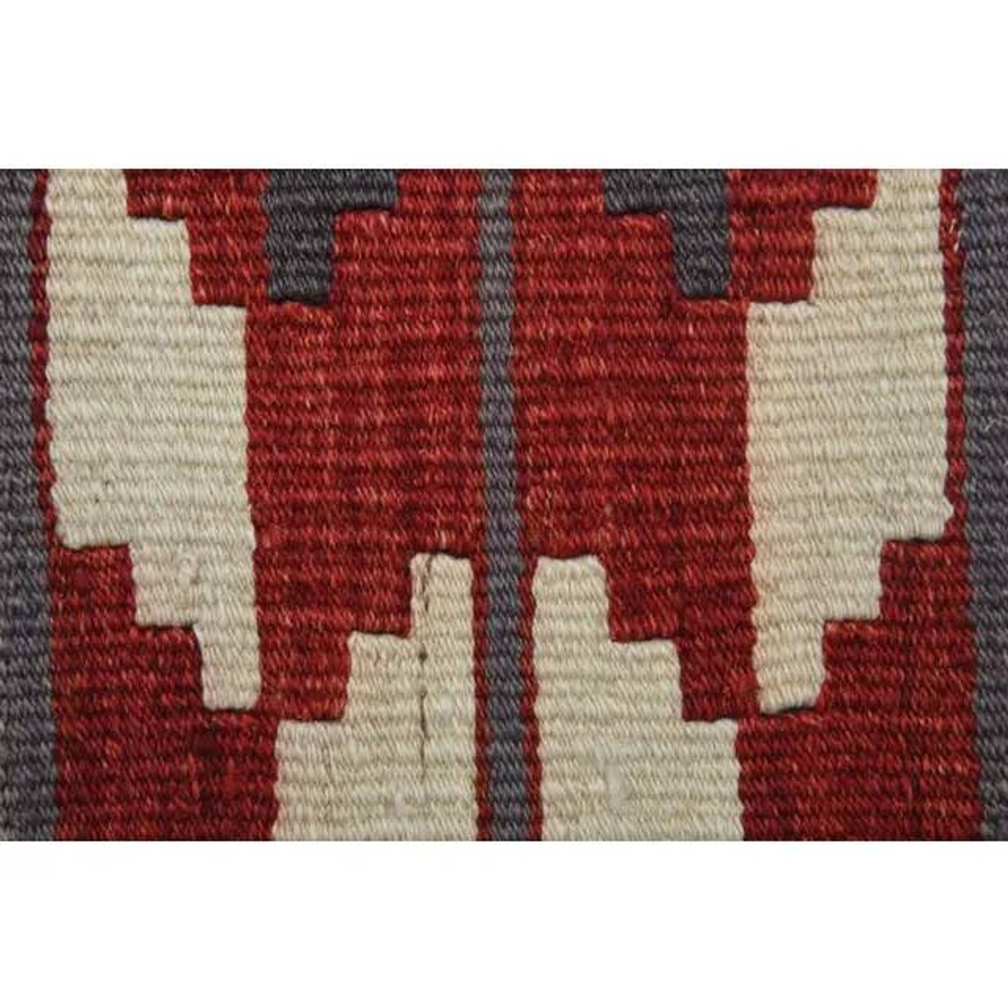 1970s Turkish Oushak Handmade Wool Cotton Orange Kilim Runner 72x252