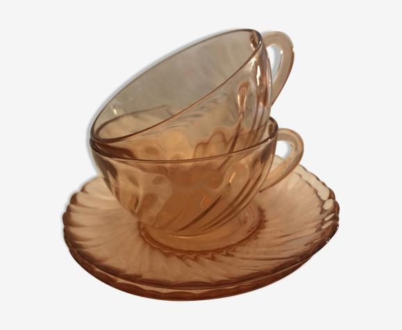 2 tasses à café Rosaline