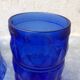 Lot of 2 glasses and 3 blue glass cups from Brazil