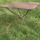 Old garden coffee table