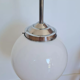 Suspension boule en opaline blanche 1930