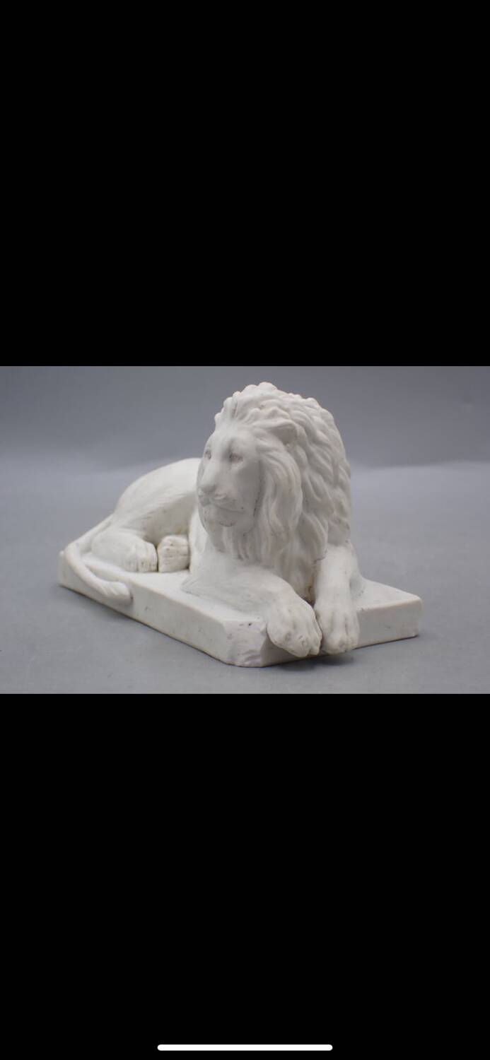 Royal Copenhagen Porcelain Reclining Lion