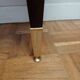 Vintage wooden and brass bedside table – 1950s design – r style