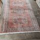 Handmade pink oriental carpet