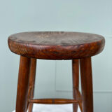 Tabouret en bois massif
