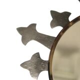 Small metal sun mirror, 1950s