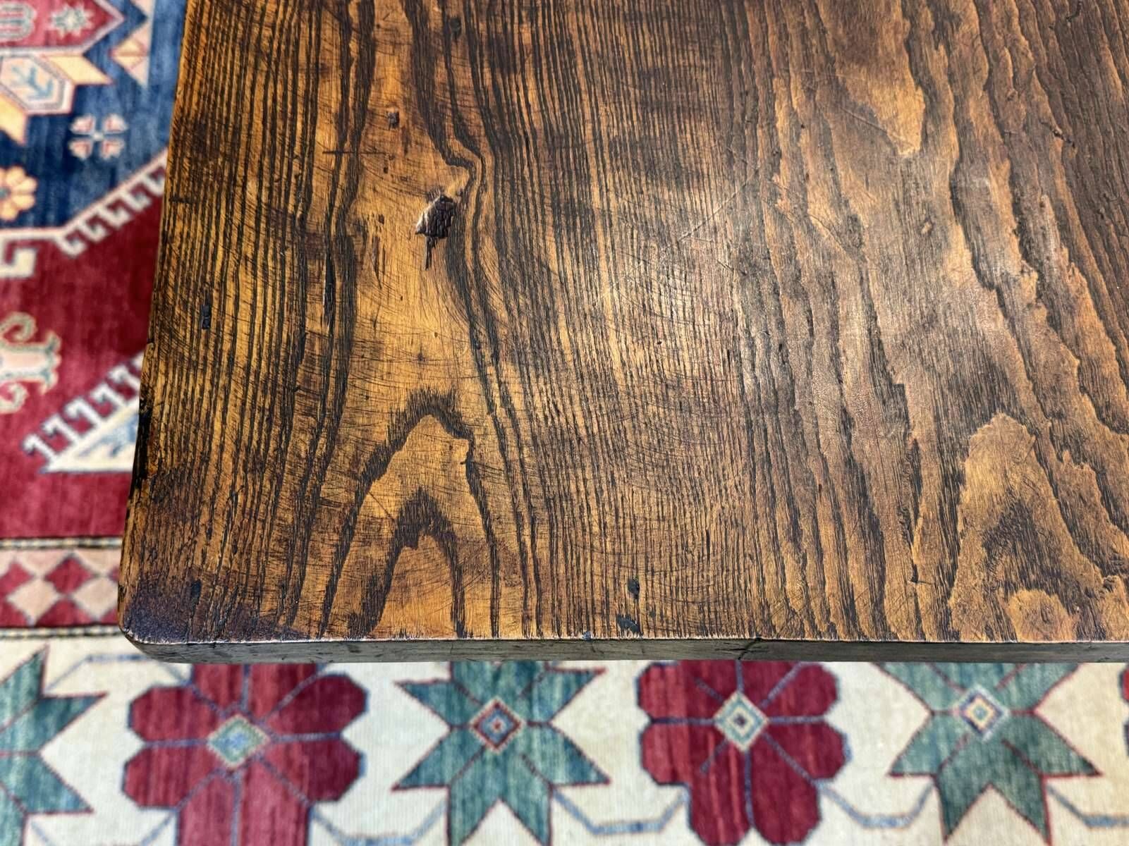 Table monastère anglaise en chêne XIXème