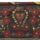 Painted Folk Art Bridal Chest