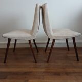 Pair of chairs in skai 60s