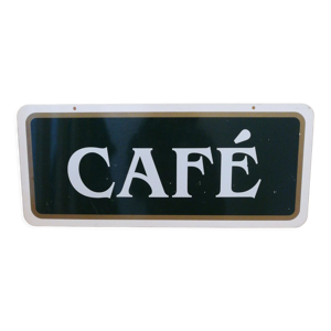 Plaque émaillée '' café ''