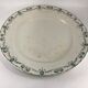 Old round serving dish Gien model Etruscan iron earth