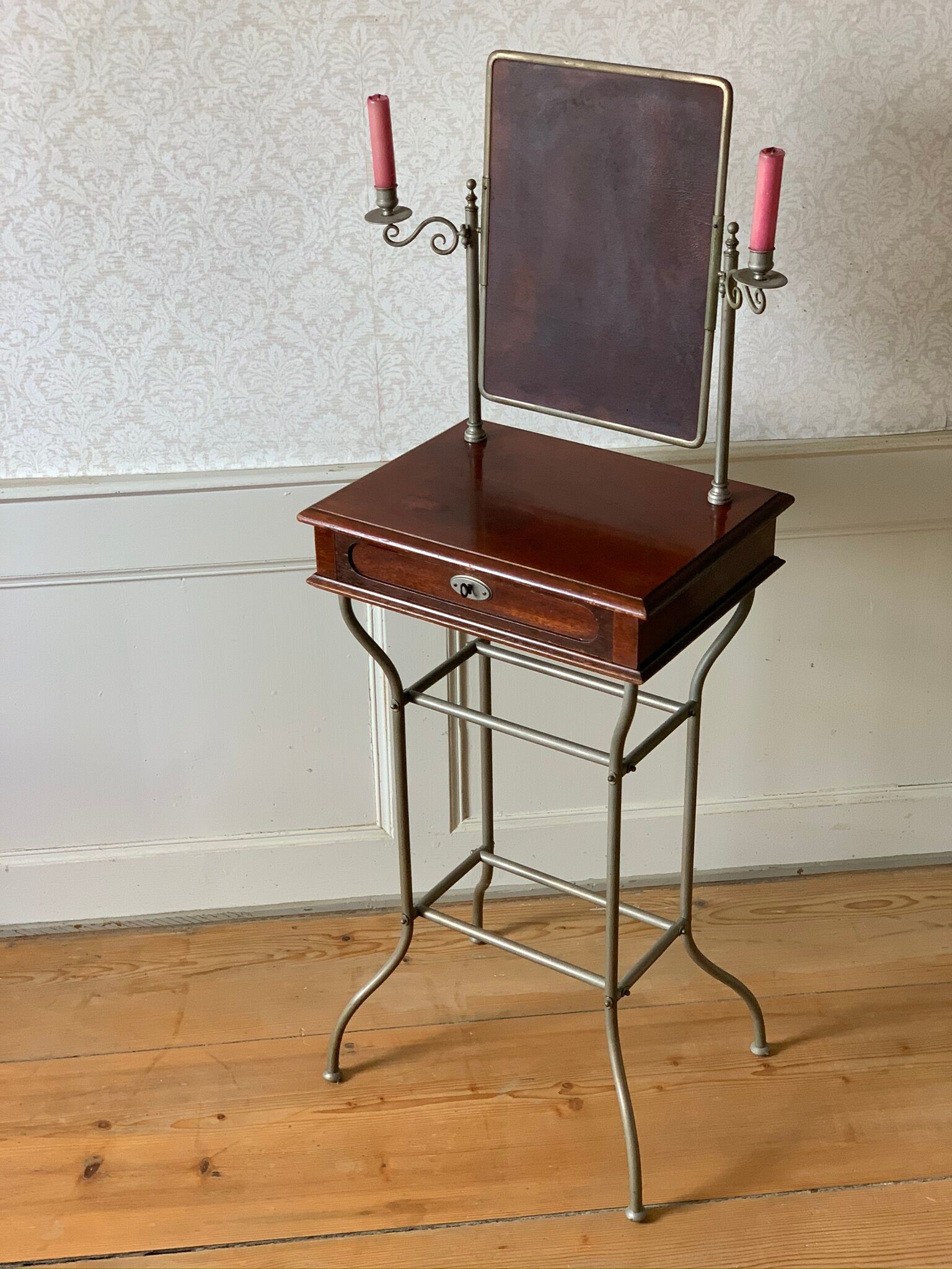Small Ladies dressing table with candle holders