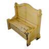 Bench with wooden chest