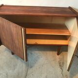 Low buffet vintage 1960 walnut blond