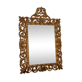 Miroir bois doré époque XlXeme 85x127cm